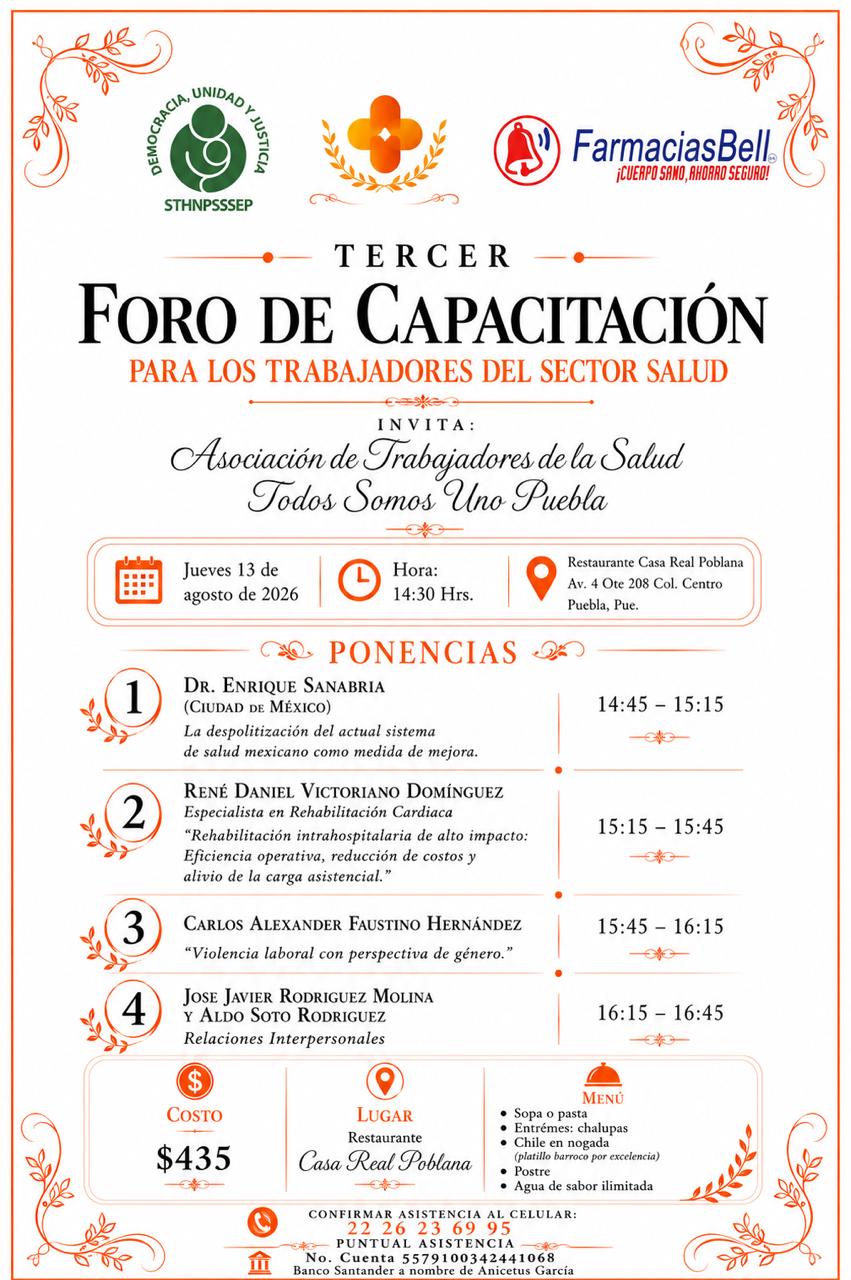 3er Foro de Capacitación para los Trabajadores del Sector Salud